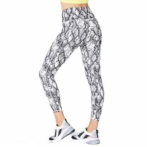 Fabletics 7/8 Power Hold Snake Print Workout Leggings Women's Size XXS